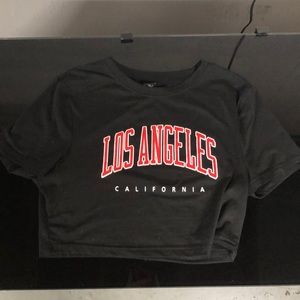 Los Angeles crop top
